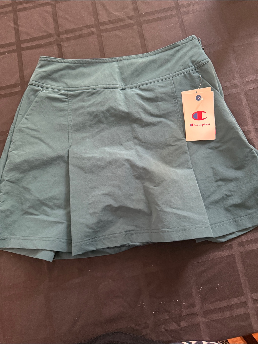 Champion Women's Teal Athletic Skort With Logo
